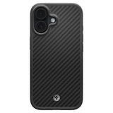 Husa pentru iPhone 17, Spigen Enzo Aramid T MagSafe (ACS09989), negru