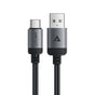 Cablu Acefast de date (C20-04), USB to Type-C, 3A, Incarcare rapida, Bend-Resistant, Nylon Braid, 1.2m, negru