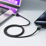 Cablu Acefast de date (C20-04), USB to Type-C, 3A, Incarcare rapida, Bend-Resistant, Nylon Braid, 1.2m, negru