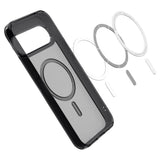 Husa pentru Google Pixel 10 Pro XL, Spigen Ultra Hybrid MagSafe (ACS09726), cenusiu