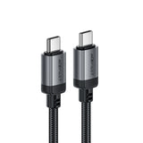 Cablu Acefast de date (C20-03), USB-C to Type-C, 60W, 3A, Incarcare rapida, Bend-Resistant, Nylon Braid, 1.2m, negru