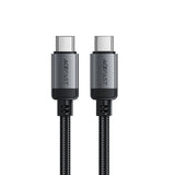 Cablu Acefast de date (C20-03), USB-C to Type-C, 60W, 3A, Incarcare rapida, Bend-Resistant, Nylon Braid, 1.2m, negru