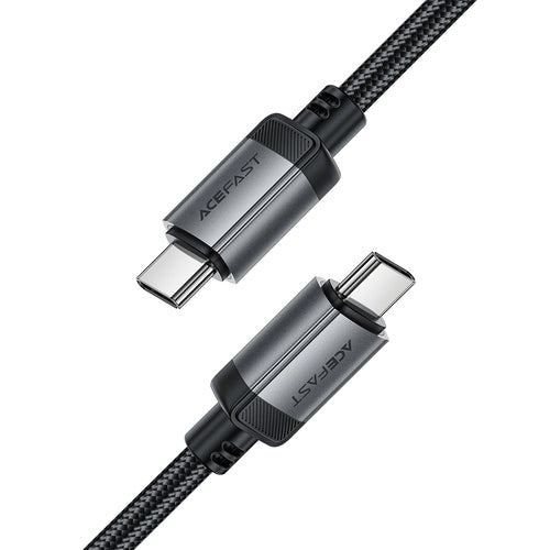 Cablu Acefast de date (C20-03), USB-C to Type-C, 60W, 3A, Incarcare rapida, Bend-Resistant, Nylon Braid, 1.2m, negru