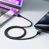 Cablu Acefast de date (C20-03), USB-C to Type-C, 60W, 3A, Incarcare rapida, Bend-Resistant, Nylon Braid, 1.2m, negru