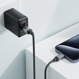 Cablu Acefast de date (C20-03), USB-C to Type-C, 60W, 3A, Incarcare rapida, Bend-Resistant, Nylon Braid, 1.2m, negru
