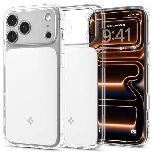 Husa pentru iPhone 17 Pro Max, Spigen Ultra Hybrid T MagSafe (ACS10280), transparenta