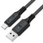 Cablu Acefast de date (C17-04), USB to Type-C, Incarcare rapida, 3A, Bend-Resistant, Soft Silicon, 1.2m, negru