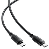 Cablu Acefast de date (C16-03), Incarcare rapida, Type-C to Type-C, 60W, 3A, Bend-Resistant, 1.2m, negru