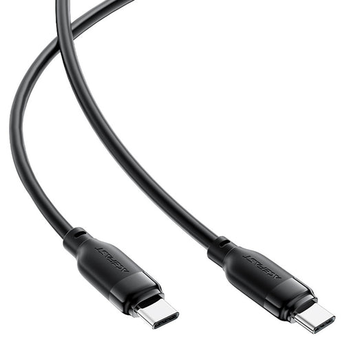 Cablu Acefast de date (C16-03), Incarcare rapida, Type-C to Type-C, 60W, 3A, Bend-Resistant, 1.2m, negru
