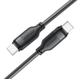 Cablu Acefast de date (C16-03), Incarcare rapida, Type-C to Type-C, 60W, 3A, Bend-Resistant, 1.2m, negru