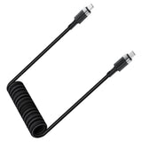 Cablu Acefast de date (C14-03), Incarcare rapida, Type-C to Type-C, Spring Design, 60W, 3A, Bend-Resistant, 1.2m, negru