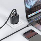 Cablu Acefast de date (C13-04), Incarcare rapida, Type-C to USB, Type-C, 60W, 3A, Bend-Resistant, Zinc Alloy, 1.2m, negru