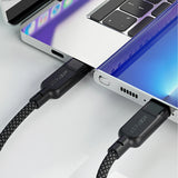 Cablu Acefast de date (C5-11), Incarcare rapida, USB-C to 2x Type-C, 2in1, 100W, 20V/5A, 480Mb/s, 1.2m, negru