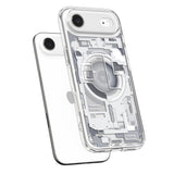 Husa pentru iPhone 17 Air, Spigen Ultra Hybrid Zero One MagSafe (ACS10318), alb