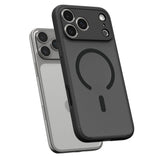 Husa pentru iPhone 17 Pro Max, Spigen Ultra Hybrid MagSafe (ACS10285), cenusiu