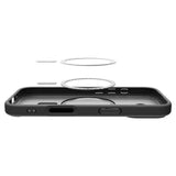Husa pentru iPhone 17, Spigen Ultra Hybrid MagSafe (ACS10383), cenusiu