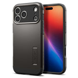 Husa pentru iPhone 17 Pro, Spigen Tough Armor T MagSafe (ACS10362), cenusiu