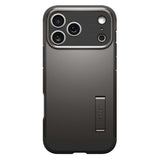 Husa pentru iPhone 17 Pro, Spigen Tough Armor T MagSafe (ACS10362), cenusiu