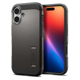 Husa pentru iPhone 17, Spigen Tough Armor T MagSafe (ACS10392), cenusiu