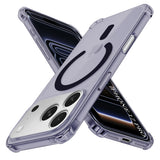 Husa pentru iPhone 17 Pro, Techsuit Shockproof Clear Silicone MagSafe, fumuriu