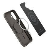 Husa pentru iPhone 17, Spigen Thin Fit MagSafe (ACS10375), cenusiu