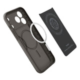 Husa pentru iPhone 17 Pro, Spigen Thin Fit MagSafe (ACS10341), cenusiu