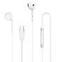 Acefast Casti cu Fir (L7), Type-C, Semi-In-Ear, cu HD Microfon, Flexibil, 1.2m, Alb