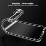 Husa pentru iPhone 17 Pro Max, Techsuit Shockproof Clear Silicone MagSafe, fumuriu