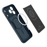 Husa pentru iPhone 17 Pro Max, Spigen Thin Fit MagSafe (ACS10277), albastru inchis