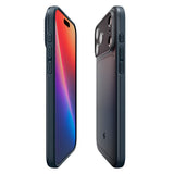 Husa pentru iPhone 17 Pro Max, Spigen Thin Fit MagSafe (ACS10277), albastru inchis