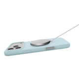 Husa pentru iPhone 17 Pro Max, Spigen Silicone Fit MagSafe (ACS10273), bleu