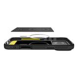 Husa pentru iPhone 17 Pro, Spigen Rugged Armor MagSafe (ACS10329), negru