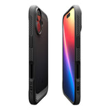 Husa pentru iPhone 17, Spigen Rugged Armor MagSafe (ACS10367), negru