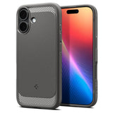 Husa pentru iPhone 17, Spigen Rugged Armor MagSafe (ACS10368), gri