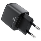 Incarcator retea Acefast (A115), cu Afisaj digital, Incarcare rapida, GaN, Type-C, PD30W, negru