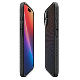 Husa pentru iPhone 17, Spigen Liquid Air (ACS10369), negru