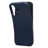 Husa pentru iPhone 17, Spigen Liquid Air (ACS10370), bleumarin