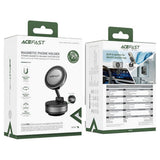 Suport auto Acefast (E30), pentru Bord/Parbriz, Prindere magnetica, negru