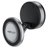 Suport auto Acefast (E30), pentru Bord/Parbriz, Prindere magnetica, negru
