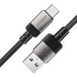 Cablu Acefast de date (C9-04), USB to Type-C, Incarcare rapida, 3A, Braided Nylon, 25.000 Bends, 1.2m, negru