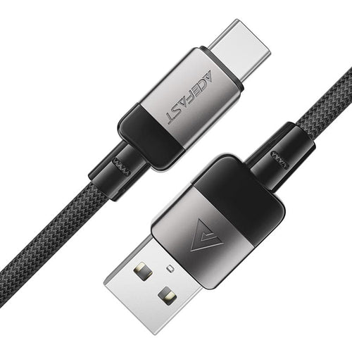 Cablu Acefast de date (C9-04), USB to Type-C, Incarcare rapida, 3A, Braided Nylon, 25.000 Bends, 1.2m, negru