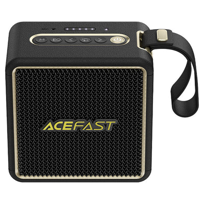 Boxa portabila Acefast Nano (K3), Bluetooth 5.4, Lumini RGB, Handsfree Calls, USB, TF, AUX, IPX6, USB-C, 2600mAh, negru