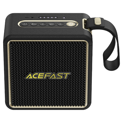 Boxa portabila Acefast Nano (K3), Bluetooth 5.4, Lumini RGB, Handsfree Calls, USB, TF, AUX, IPX6, USB-C, 2600mAh, negru