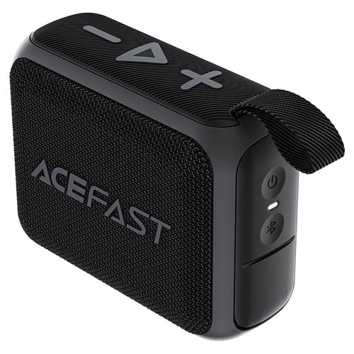 Boxa portabila Acefast Go (K4), Bluetooth 5.4, Portabil, 5W Full-range Speaker, Rezistent la apa IPX7, Type-C, 900mAh, negru