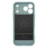 Husa pentru iPhone 17 Pro Max, Spigen Caseology Parallax S MagSafe (ACS09912), verde