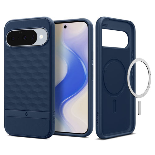 Husa pentru Google Pixel 10, Spigen Caseology Parallax MagSafe (ACS09710), bleumarin