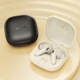 Casti wireless Acefast (W4), In-ear TWS, BT v5.4, ENC ANC, cu Integrat Telefon Suport, IPX4, 350mAh, negru