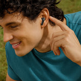 Casti wireless Acefast (W4), In-ear TWS, BT v5.4, ENC ANC, cu Integrat Telefon Suport, IPX4, 350mAh, negru