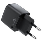 Incarcator retea Acefast (A114), cu Afisaj digital, Incarcare rapida, GaN, USB, Type-C, PD25W, 5V/3A, negru