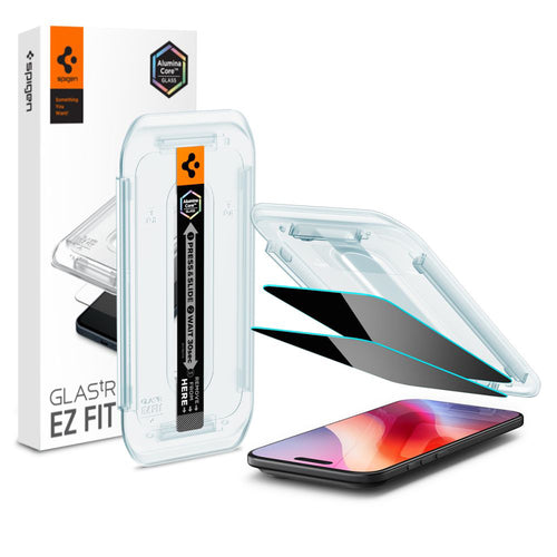 Folie de protectie pentru iPhone 17 Air, Spigen (2 pack) Glas.tR EZ-FIT (AGL09862)